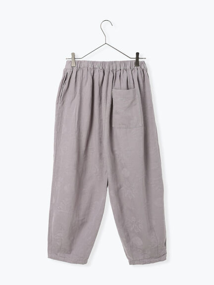 コットンジャカードコクーンパンツ（オフホワイト/グレー/ブラック）｜TSUHARU by Samansa Mos2（ツハルバイサマンサモスモス）通販