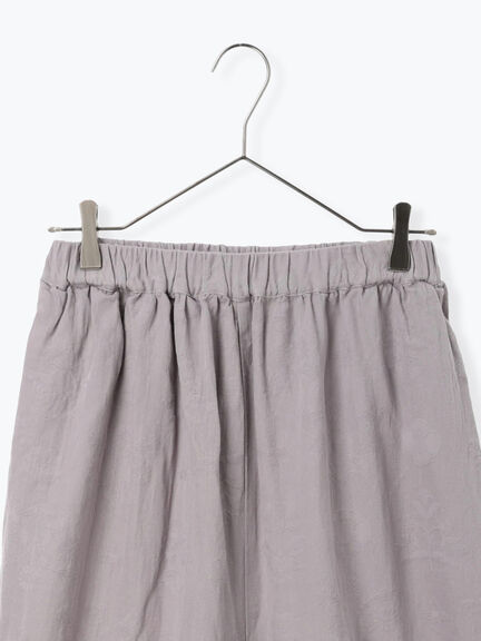 コットンジャカードコクーンパンツ（オフホワイト/グレー/ブラック）｜TSUHARU by Samansa Mos2（ツハルバイサマンサモスモス）通販