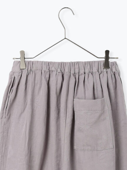 コットンジャカードコクーンパンツ（オフホワイト/グレー/ブラック）｜TSUHARU by Samansa Mos2（ツハルバイサマンサモスモス）通販