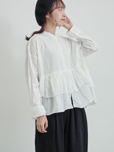 花　　バルマン　トップス TSUHARU by Samansa Mos2（ツハルバイサマンサモスモス）の「花