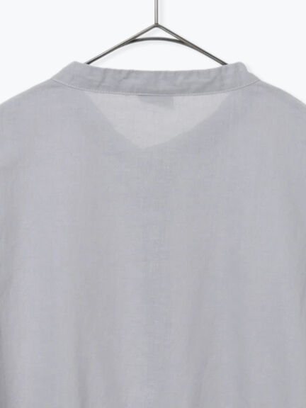 綿麻平織り製品染めティアードブラウス（オフホワイト/グレー/ブラック）｜TSUHARU by Samansa Mos2（ツハルバイサマンサモスモス）通販