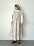【WEB限定 Sサイズ】カットワーク刺繍前後着ノースリワンピース（ブラック/ブルー/キナリ）｜TSUHARU by Samansa Mos2（ツハルバイサマンサモスモス）通販