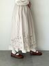 【WEB限定 Sサイズ】カットワーク刺繍前後着ノースリワンピース（ブラック/ブルー/キナリ）｜TSUHARU by Samansa Mos2（ツハルバイサマンサモスモス）通販