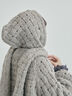 【ペルーニット】柄編みバラクラバ（オフホワイト/グレー）｜TSUHARU by Samansa Mos2（ツハルバイサマンサモスモス）通販