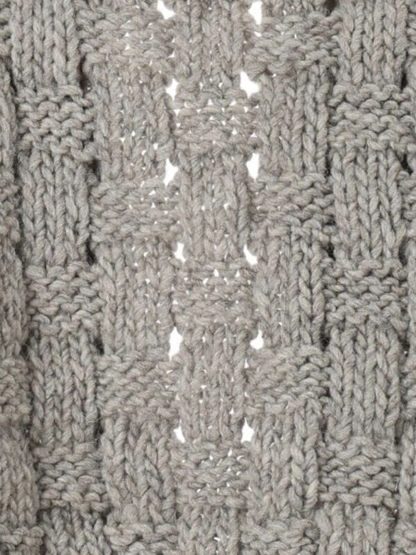 ペルーニット】ショート丈カーディガン（オフホワイト/グレー/トップス