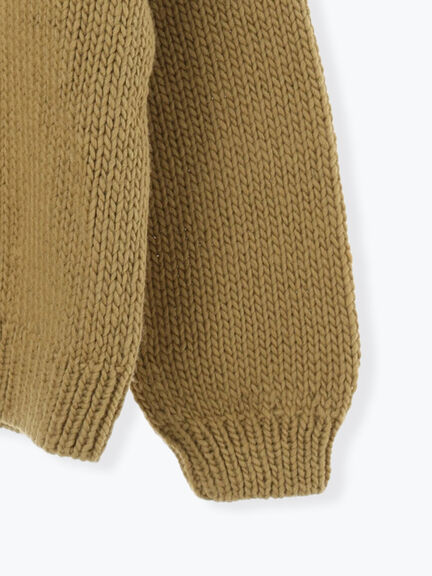 【ペルーニット】ジャカード柄ニットカーディガン（チャコールグレー/オリーブ）｜TSUHARU by Samansa Mos2（ツハルバイサマンサモスモス）通販