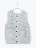 ループ編み前後2WAYニットベスト(グレー/オレンジ/キナリ)|TSUHARU by Samansa Mos2(ツハルバイサマンサモスモス)通販