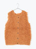 ループ編み前後2WAYニットベスト(グレー/オレンジ/キナリ)|TSUHARU by Samansa Mos2(ツハルバイサマンサモスモス)通販