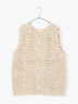 ループ編み前後2WAYニットベスト(グレー/オレンジ/キナリ)|TSUHARU by Samansa Mos2(ツハルバイサマンサモスモス)通販