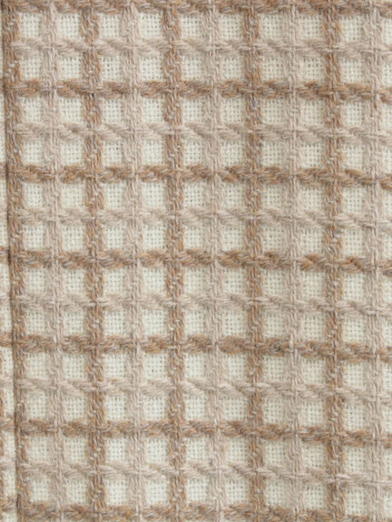 【尾州ウール】フラワー柄ジャカードコート（ベージュ/ブルー/ネイビー）｜TSUHARU by Samansa Mos2（ツハルバイサマンサモスモス）通販