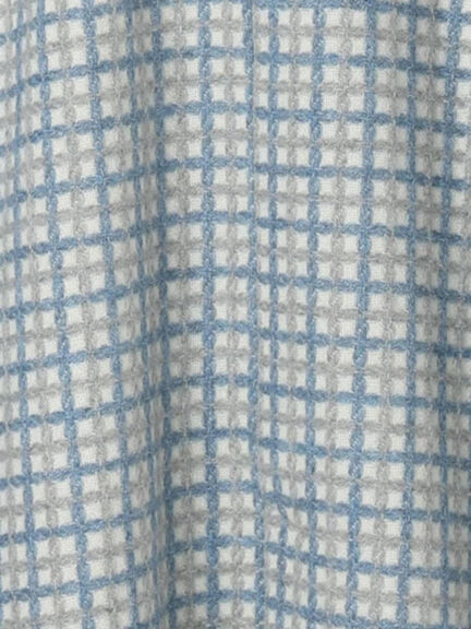 【尾州ウール】フラワー柄ジャカードコート（ベージュ/ブルー/ネイビー）｜TSUHARU by Samansa Mos2（ツハルバイサマンサモスモス）通販