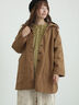 [tukuroi]コットン馬布ステンカラーコート（キャメル）｜TSUHARU by Samansa Mos2（ツハルバイサマンサモスモス）通販