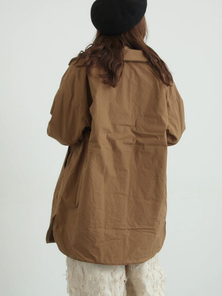 [tukuroi]コットン馬布ステンカラーコート（ブラック/キャメル）｜TSUHARU by Samansa Mos2（ツハルバイサマンサモスモス）通販