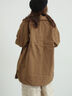 [tukuroi]コットン馬布ステンカラーコート（ブラック/キャメル）｜TSUHARU by Samansa Mos2（ツハルバイサマンサモスモス）通販