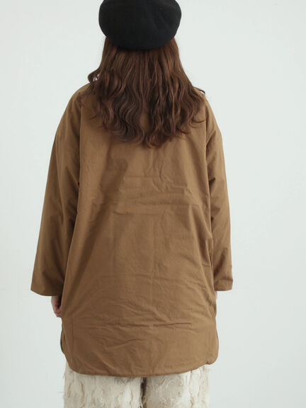 [tukuroi]コットン馬布ステンカラーコート（ブラック/キャメル）｜TSUHARU by Samansa Mos2（ツハルバイサマンサモスモス）通販