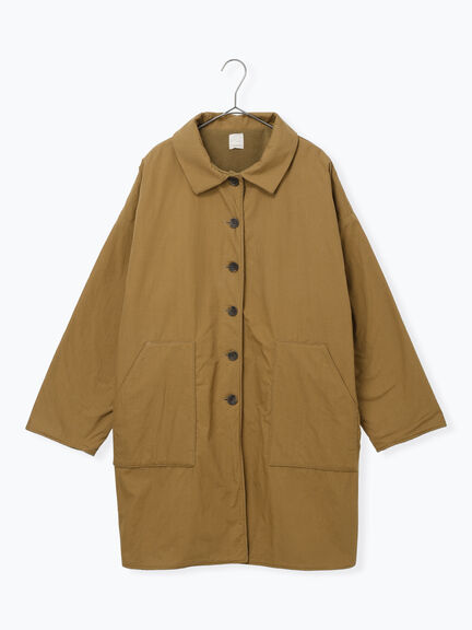 [tukuroi]コットン馬布ステンカラーコート（ブラック/キャメル）｜TSUHARU by Samansa Mos2（ツハルバイサマンサモスモス）通販