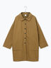 [tukuroi]コットン馬布ステンカラーコート（ブラック/キャメル）｜TSUHARU by Samansa Mos2（ツハルバイサマンサモスモス）通販