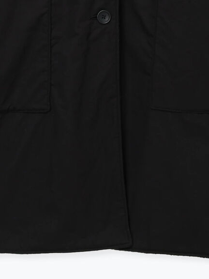 [tukuroi]コットン馬布ステンカラーコート（ブラック/キャメル）｜TSUHARU by Samansa Mos2（ツハルバイサマンサモスモス）通販