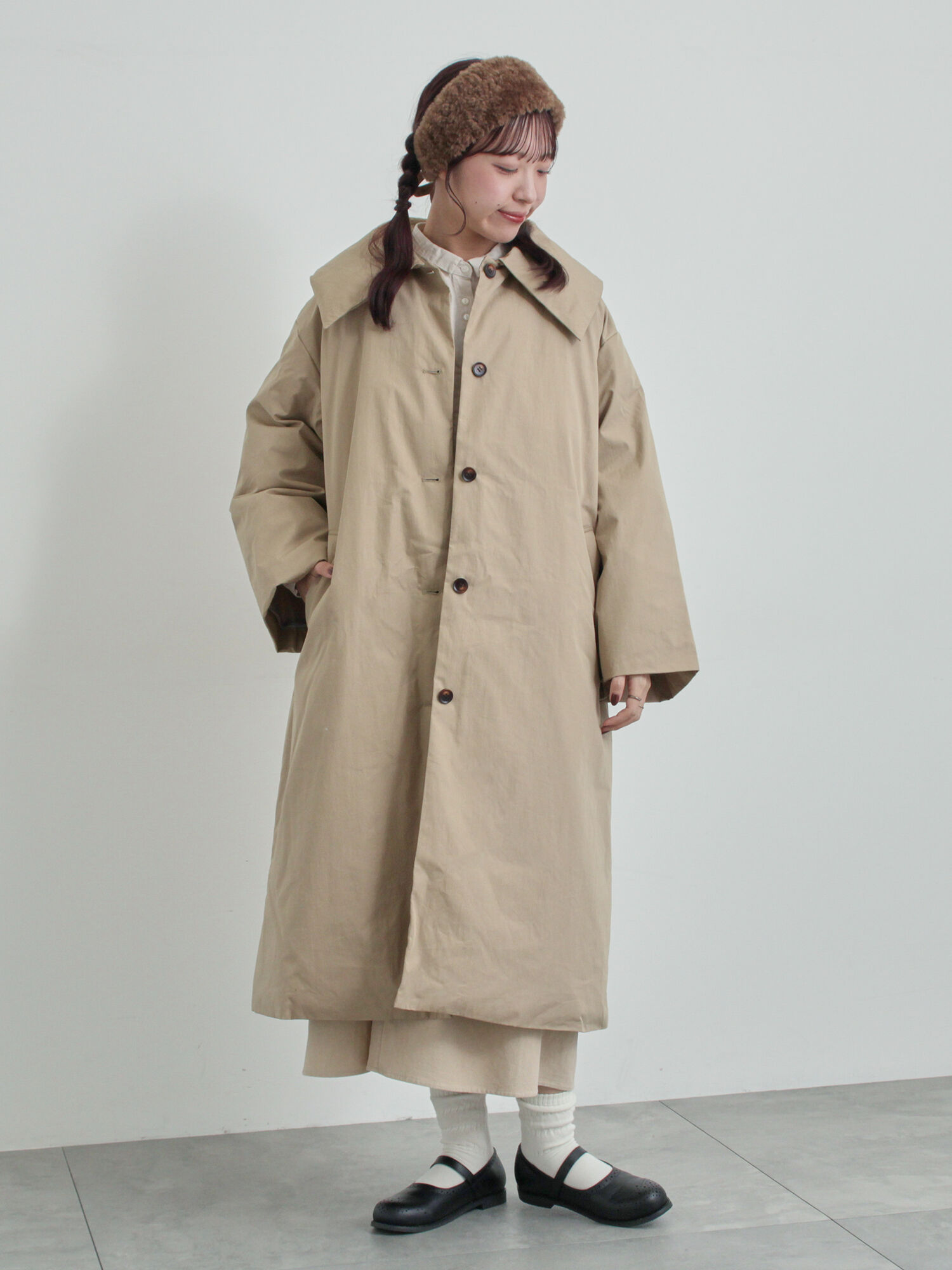 Samoyed サモエド　ウールコート Re:EDIT ステンカラーコート コート 「2024-25 WINTER