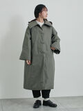 綿ナイロン中綿コート（グリーン）｜TSUHARU by Samansa Mos2（ツハルバイサマンサモスモス）通販