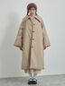綿ナイロン中綿コート（ベージュ/グリーン）｜TSUHARU by Samansa Mos2（ツハルバイサマンサモスモス）通販