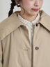 綿ナイロン中綿コート（ベージュ/グリーン）｜TSUHARU by Samansa Mos2（ツハルバイサマンサモスモス）通販