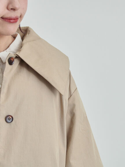 綿ナイロン中綿コート（ベージュ/グリーン）｜TSUHARU by Samansa Mos2（ツハルバイサマンサモスモス）通販