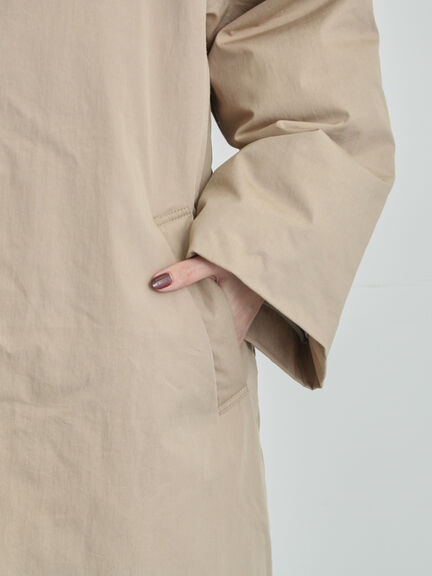 綿ナイロン中綿コート（ベージュ/グリーン）｜TSUHARU by Samansa Mos2（ツハルバイサマンサモスモス）通販