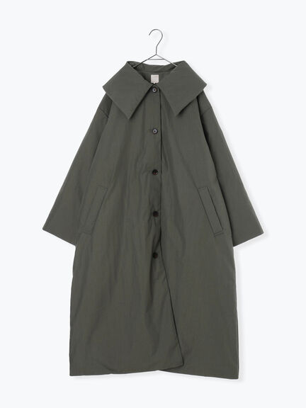 綿ナイロン中綿コート（ベージュ/グリーン）｜TSUHARU by Samansa Mos2（ツハルバイサマンサモスモス）通販