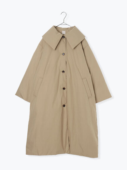 綿ナイロン中綿コート（ベージュ/グリーン）｜TSUHARU by Samansa Mos2（ツハルバイサマンサモスモス）通販