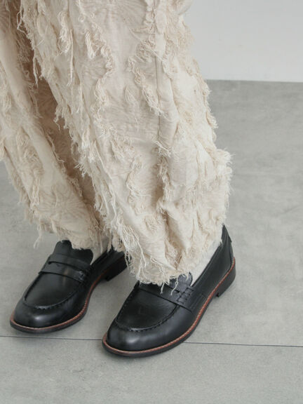 フラワー柄カットジャカードパンツ（ブラック/ベージュ）｜TSUHARU by Samansa Mos2（ツハルバイサマンサモスモス）通販