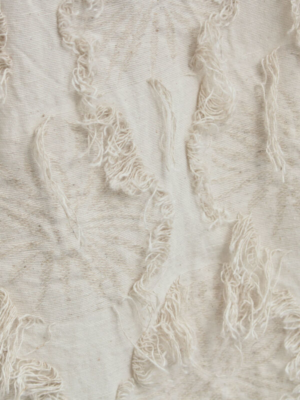 セール】 フラワー柄カットジャカードパンツ（ブラック/ベージュ