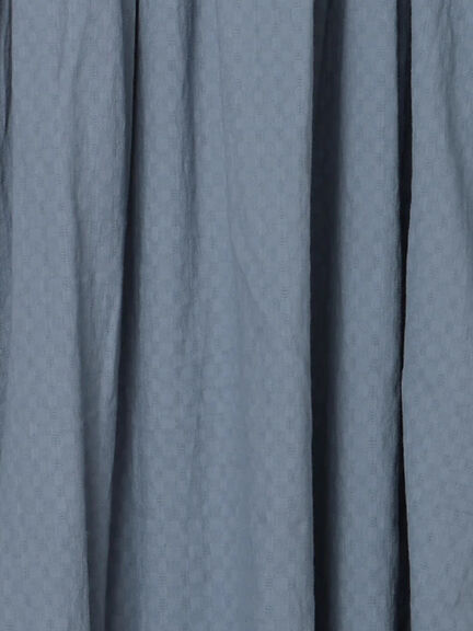 【WEB限定 Sサイズ】ドビーバテンレースワンピース（オフホワイト/ブラック/ブルー）｜TSUHARU by Samansa Mos2（ツハルバイサマンサモスモス）通販