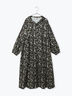 【LIBERTY】Koh & Eito柄ビエラワンピース（ブラック/Ｓグレー）｜TSUHARU by Samansa Mos2（ツハルバイサマンサモスモス）通販