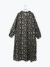 【LIBERTY】Koh & Eito柄ビエラワンピース（ブラック/Ｓグレー）｜TSUHARU by Samansa Mos2（ツハルバイサマンサモスモス）通販