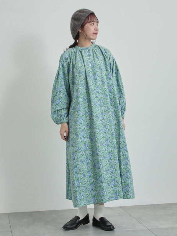 ツハル サマンサモスモス リバティ Sleeping Rose細コールワンピース 公式通販】TSUHARU by Samansa Mos2（ツハル バイ サマンサ