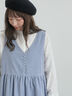 【WEB限定 Sサイズ】コール天ノースリーブワンピース（グレー/ベージュ/ブルー）｜TSUHARU by Samansa Mos2（ツハルバイサマンサモスモス）通販