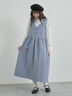 【WEB限定 Sサイズ】コール天ノースリーブワンピース（グレー/ベージュ/ブルー）｜TSUHARU by Samansa Mos2（ツハルバイサマンサモスモス）通販