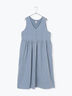 【WEB限定 Sサイズ】コール天ノースリーブワンピース（グレー/ベージュ/ブルー）｜TSUHARU by Samansa Mos2（ツハルバイサマンサモスモス）通販