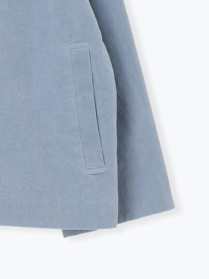 コール天ノーカラージャケット（グレー/ベージュ/ブルー）｜TSUHARU by Samansa Mos2（ツハルバイサマンサモスモス）通販