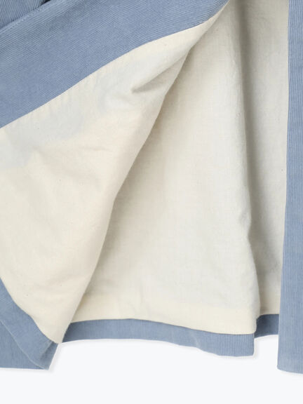 コール天ノーカラージャケット（グレー/ベージュ/ブルー）｜TSUHARU by Samansa Mos2（ツハルバイサマンサモスモス）通販