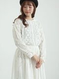 レースパッチワークセーラー襟ブラウス（オフホワイト）｜TSUHARU by Samansa Mos2（ツハルバイサマンサモスモス）通販