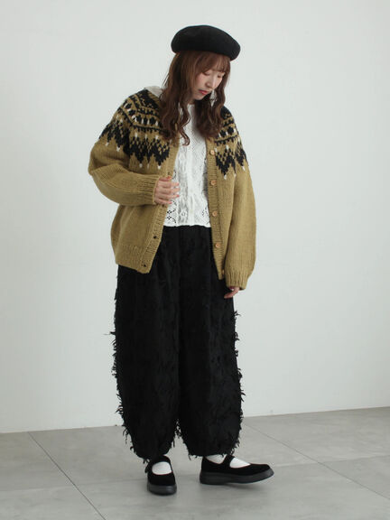 レースパッチワークセーラー襟ブラウス（オフホワイト/ブラック/ブルー）｜TSUHARU by Samansa Mos2（ツハルバイサマンサモスモス）通販