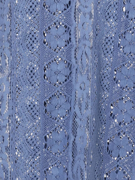 レースパッチワークセーラー襟ブラウス（オフホワイト/ブラック/ブルー）｜TSUHARU by Samansa Mos2（ツハルバイサマンサモスモス）通販