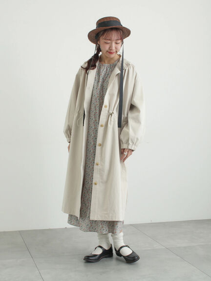 【LIBERTY】Katie and Millie柄襟付ワンピース（ピンク/ブルー）｜TSUHARU by Samansa Mos2（ツハルバイサマンサモスモス）通販