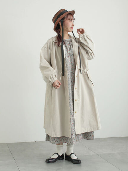 【LIBERTY】Katie and Millie柄襟付ワンピース（ピンク/ブルー）｜TSUHARU by Samansa Mos2（ツハルバイサマンサモスモス）通販