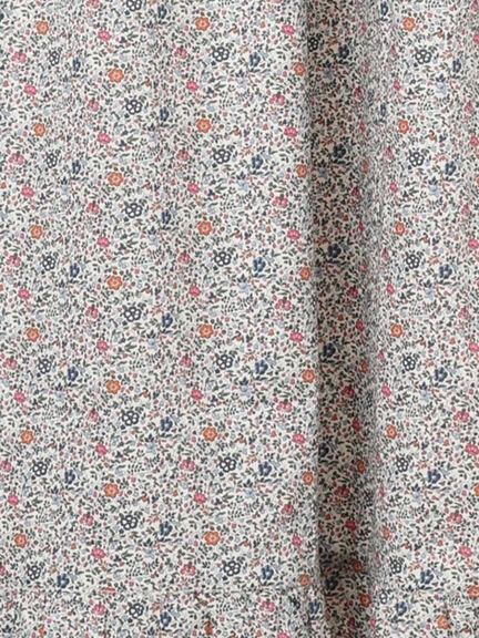 【LIBERTY】Katie and Millie柄襟付ワンピース（ピンク/ブルー）｜TSUHARU by Samansa Mos2（ツハルバイサマンサモスモス）通販