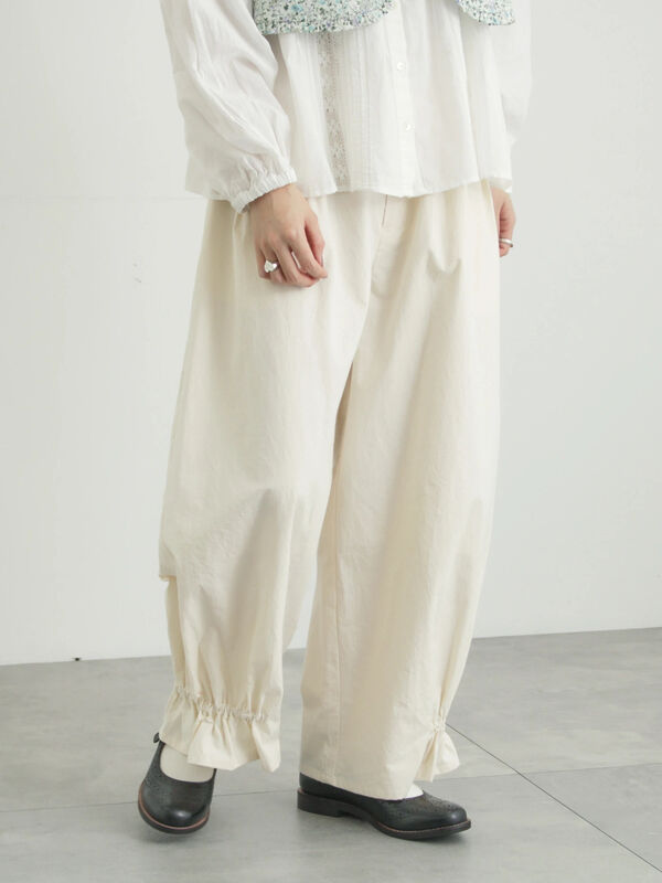 馬布バレルパンツ（ブラック/ベージュ/キナリ）｜TSUHARU by Samansa Mos2（ツハルバイサマンサモスモス）通販