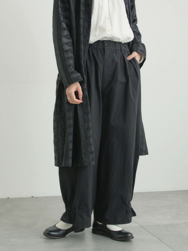 馬布バレルパンツ（ブラック）｜TSUHARU by Samansa Mos2（ツハルバイサマンサモスモス）通販