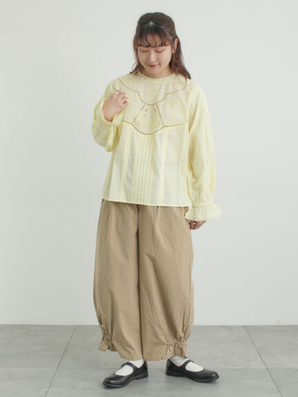 馬布バレルパンツ（ブラック/ベージュ/キナリ）｜TSUHARU by Samansa Mos2（ツハルバイサマンサモスモス）通販